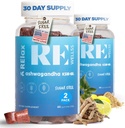 Ashwagandha & Vitamin D Gummies = 124; Suplemen Dietary 124; KSM 66 Ashwagandha untuk dukungan Stres untuk 300mg Dukungan 3004g; L-Theanine Lemon Balm = 124; Natural Herbal Nor - GMO Gula Bebas Gluten & Gelatin Free 1242 Pack