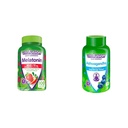 Vitamin Max Kekuatan Melonatin Suplemen Gummy, 100 Count Ashwagandha Gummies, 60 Count