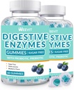 Gummies Enzymes, Enzymes Digeptical Chewable untuk Perempuan & Pria dengan Progories & Pregities Blend, Sugar Free Alav4; Vegan