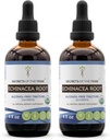 Echinacea Root USDA Organic Tincture 124; Alcohol-Free Extract, High- Potency Herbal Drops, Imune System Health 124; Dibuat dari 100% Certified Organic Echinacea Root (Echinacea Purpurea) 2x4 oz
