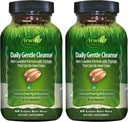 Irwin Daily Gentle Cleanse - 60 Liquid Soft- Gels, Pack of 2 - Non- Laxative Formula dengan Triphala