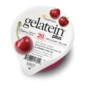 Gelatin Plus Cherry: 20 gram protein. Ideal untuk diet cair yang jelas, menelan kesulitan, dialisis dan onkologi. Bagus sebelum atau setelah latihan snack. (12 pak)