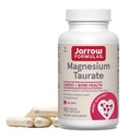 Jarrow Formulas Magnesium Taurte, Dieter Suplemen, Cardio and Bone Health, 300 mg per pelayan, 90 Veggie Capsules, Sampai dengan 30 Hari Supply