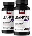 Angkatan Factor LeanFire PM, Wlighing Loss Pill for Women and Men, Fat Burner and Overight Woss Pill to Burn Fat, Boost Metabolisme, with Melonatin, 60 Count (Pack of 2)