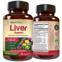 Liver Cleanse Detox & Repair; Herbal Liver Suplement Supplement w / 20 + Liver Health Nutrients, Milk Thistle, Turmeric, Ginger, Dandelion, Zinc, Artichoke & more for Optimal Liver Dukung 124; 120 Capsules