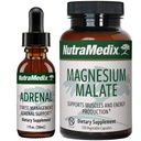 Dukungan Energi NutraMedix Bundle - Termasuk Dukungan Energi Adrenal Menjatuhkan Cair dan Katup Magnesium Melahirkan Untuk Dukungan Energi & Atletik - Tidak Ada Kafein - Persediaan Sepotong 2- Bagian Set