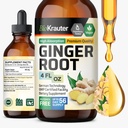 BIO KRAUTER Ginger Root Extract - Suplemen Ginger Alam untuk Overall Wellness - Alkohol dan Gula Free - Vegan Drops 4 Fl.Oz.