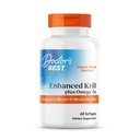 Doctors Best Enhanced Wild Caught Antarctic Krill (Superba2) Plus Omega- 3s, Sufforts Heart & Brain Health, Non-GMO, Gluten Free 60 Softgels