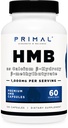 HMB Primal (1000mg, 120 Kapsul) yaitu 124; Athlete Formula, Gluten- Free, Non- GMO, 60 Servings