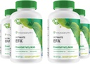 EFA Kekanak-kanakan - Sumber Organik Acids Gendut 124; Omega 3, 6, & 9 124; Dibuat dari Borage, Flax & Fish Oil 124; 180 Cacah (Paket 4)