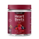 Suplemen Cap Heart Bets Organic Beet Soft Chews, Tambahan Dukungan Kardiovaskular untuk Pria & Women, CoQ10 & Red Spinach, Kesehatan Jantung & Sirkulasi Dukungan, Gula Bebas, Dicampur Berry, 60 Chews