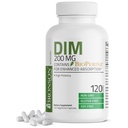 Tambahan DIM Bronson 200 MG Diindolymetana dengan BioPerine untuk Absorpsi Enhanced, Estrogen Metabolisme & Menjaga Levels Hormone Balanced, 120 Kapsul Vegetarian