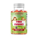 Vitamin Anak-Anak Prebiotic Fiber Gummies - Ekstra Kekuatan 4g Fiber - Nol Gula Ditambahkan - 60 Pectin- berbasis Gummies - Kesehatan Digetical & Regularitas Dukungan