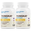 Puregen Labs Tongkat Ali Ekstrak 200 sampai 1 untuk Pria, 1020 mg per Serving, [Potensi Tinggi] Total 240 Kapsul - Dukungan Kesehatan Pria dengan 20mg Tribulus Terrestris 124; Non-GMO, Gluten Bebas, Dibuat di Amerika Serikat