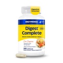 Enzymedica Digest, Full- Range, Enzymes Digetical setiap hari, Offers Fast Gas & Bloating Relief, 180 Count (FFP)