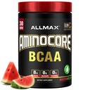 ALLMAX Nutrection AMINOCORE BCAA - 8G BCAAS - 100% Cabang Murni Berrantai Acids Amino - Gluten Bebas - Semangka - 315 Gram