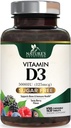 Vitamin D3 5000 IU (125 mcg) Alami 's Extra Stremin D Suplement for Imune Support Health - Bone, Teeth and Muscle Supplemen - Sugar Free, Non-GMO, Gluten Free - 120 Count Tablets