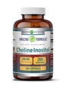 Amazing Formulas Cholin & Inositol Supplemen 124; 500 Mg Per Serving 124; Capsules 14; Non-GMO 124; Gluten - Free 124; Made in USA (1 Pack, 200 Count)