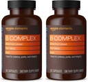 Elemen B Kompleks, Potensi Tinggi, 83% Seluruh Pangan Budaya, Mendukung Metabolisme Kebal dan Energi Normal, Vegan, 65 Kapsul, 2 Pasokan Bulan (Paket May Vary) (Paket 2)