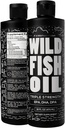 Wild Foods Liquid Omega 3 Fish Oil Suplement, Lemon, 16 oz (2 pk) (2 pk)