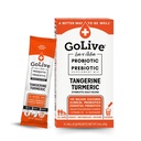 GoLive Prebiotic dan Probiotic for Women, Men, Kids. Tangerine Turmeric Synbiotic Powder w / L- Glutamine, Vitamin D3, Electrolytes. Untuk kesehatan Gut, gangguan pencernaan, Metabolisme, kekebalan tubuh 15-50B CFUs.