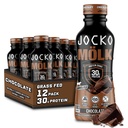 Jocko Mölk 30g Grass Fed Protein Shakes - No Added Sugar Protein Minuman KETO Friendly - Ready to Drink 12 FL Oz (Paket 12) Chocolate