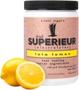 Superieur Electrolytes - Plant Based Electrolite Supplemen w / Sea Mineces for Hidration & Recovery - Keto Friendly, Non-GMO, Zero Sugar, Vegan Healthy Sports Shots Powder - Lola Lemon (70 Servings)