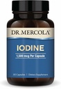 Dr. Mercola Iodine - 1.500 mcg Iodide - Mendukung fungsi Thyroid & Metabolic - LicapeCapsules - Non-GMO, Gluten- Free & Soy- Free - 30 Capsules (30 Pelayan)