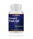 Omega- 3 Minyak Ikan 1000mg, Kesehatan Jantung, 120 softgels
