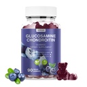 Glucosamin Chondroitin Gummies - 3000MG Tambahan Dukungan Bersama Dengan MSM & Elderberry, Flexibility, Antioksidant Immune Dukungan untuk Dewasa, Pria & Perempuan 90 Blueberry Gummies