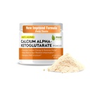 Maxx Herb Calcium AKG, Calcium Alpha Murni - Ketglutarat Powder (Ca-AKG), untuk Energi, Vitalitas, Mintal Focus, Kelinity & DNA Struktur, Non-GMO & Gluten Free - 100 Gram Jar (67 Pelayan)