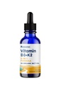 NativePath D3K2 Pengaruh - 2000IU Vitamin D3 dan Vitamin K2 Suplemen dengan MCT Organik - 1 Fluid Ounce - Rapid Bioavability Multi- Vitamin untuk Kekuatan Tulang dan Total Tubuh Wellness, 30