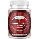 Kapsul Hawthorn Berry yang tinggi - Pendukung Energi untuk Pria & Perempuan - 120 Count Pack