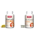 Jarrow Formulas Quercetin 500 mg-Bioflavoid- Quercetin Dietary Suppliments -200 Serviings -Supports Healthy Cellular Fungsi & Zinc Saldo 15 mg100 Services -Includes Copper- Esceral Mineral