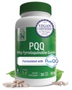 Health Thru Nutrition PQQ 40mg 30 Sertifikasi Megan Pyrroloquinoline Quone sebagai PureQQ 124; Prootes Mitokondria Biogenesis 124; Tambahan