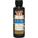 Barlean 's Organic Lignan Flaxseed Oil Liquid Suplement of Cold Press Flax Seeds, 7.230 mg ALA Omega- 3 Fatty Acids for Skin and Hair Care, Vegan & Gluten Free, 8 oz