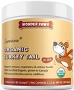 Wonder Paws Organic Turkey Tail Mushroom for Dogs - Powerful Turkey Tail for Dogs Mushroom Powder for Immunity, Respiratory, Ditraffic & Cellular Health-with Beta Glubans & Polysachande- 2.12 oz