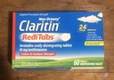 Claritin RediTAbs 24 Hour Allergy Medicine, Non-Drowsy Allergy Relief, Loratadine Antihistamin Talet, 60 Count