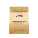 Murni Ingrediens Asli Ginkgo Biloba Powder (8 oz) Selalu Murni, Tidak Pengisi Atau Additives, Lab Verified