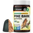 BiO KRAUTER Pine Bark Extract gummies - 300 mg Pemasak Vegan - 60 Tegan Perancis Maritim Pine Bark Extract - Antiokidant Suplemen - 95% Proantocyanidins - Pectin- berbasis Formula