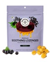 Beekeeper 's Naturals Soothing Honey Elderberry Cough Drops Imune Support with Vitamin D, Zinc and Propolis Throat Soothing Lozenges, 14 Ct