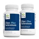 Terry Alamiah Zinc Plus Selenium - Imune & Respiratory Health Suplement - Mineral Suplemen dengan Linc Bisglicinate - Formula dengan Selenium untuk Dukungan Kesehatan Cellular - 60 Capsules