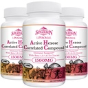 1500mg Lipomal Aktif Hexose Tambahan Korelasi, 360 Soft Gels Beta- Gat dengan Ekstrak Mushroom Natural, Sistem Imune, Fungsi Liver, Mempertahankan Aktivitas Sel T & Killer