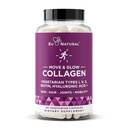 Pindahkan & Glow Collagen Pills for Women & Men - Vegetarian Multi- Collagen (Tipe I-V-X) dengan 9 Plant berbasis Superfoods for Skin Health & Gabungan Dukungan - Biotin, Vitamin C, Vitamin E, 60 Vegetarian Capsules