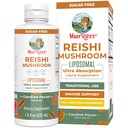 MaryRuth Organics Reishi Vegan Mashroom Suplemen: 124; Limomal Absorpsi Ultra 124; Ammune dukungan dengan 200mg Beta- GATans, Vegan 124; Full Spectrum Reishi Mushroom Fruit Body 1244, 7.6 oz,