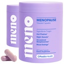 O Positiv MenENO Vitamin for Menopause - Hormone- Free Menopause Suplement for Women - Black Cohosh & Ashwagandha KSM-66 - helping Relieve Hot Flashes, Night Sweats, Mood Swings - 30 Servings (Paket 2)