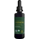 Global Healing Center - Ginseng - Ekstrak Organik Raw Herbal - Liquid Panax Suplement Drop Promotes Energy - Korea dan Siberia Ginseng Suplemen, Maka, Ashwagandha - Non-GMO - 2 Fl Oz