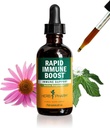 Herb Pharm Organic Rapid Immune Boost: Faust-Absorbing Tincture untuk Dewasa, Echinacea Tincture dengan Goldenseal, Ginger Extract & Elderberry, Immune Support & Wellness Aid, 2 Oz