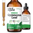 Wild & Organic Gymnema Sylvestre Extracre Drops - Sugar-Free Gymnema Sylvestre Suplemen - Gurmar Powder Based Tincture - Vegan, Alcohol- Free Leaf Liquid Drops - 4 fl oz