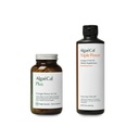 AlgaeCal Bundle - All Natural Calcium Supplement VIT D3 & K2, Magnesium, Boron dan Trace Minetrace & Triple Power Omega- 3 Fish Oil Natural Liquid Emulsion dengan EPA DHA Curcumin, Astaxanthin